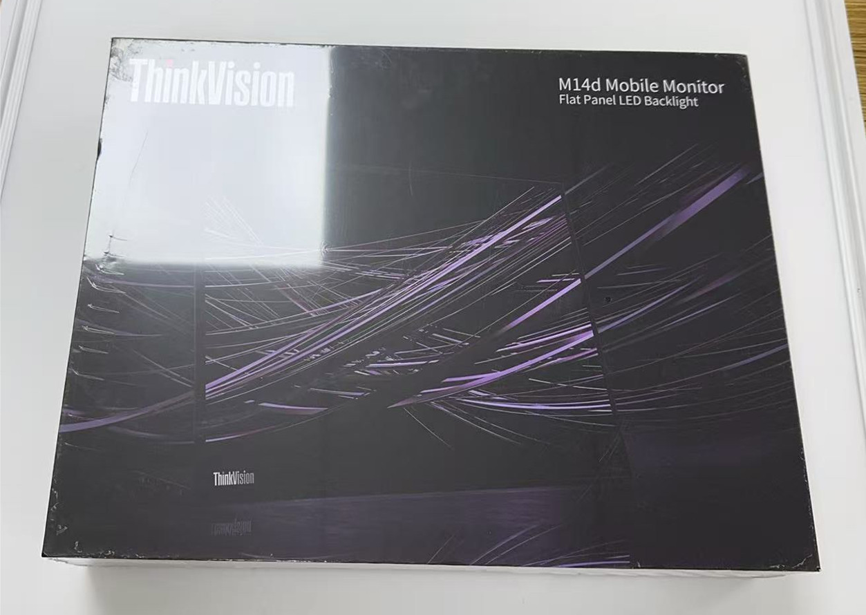 Lenovo ThinkVision M14d 14in. Class LCD Monitor with 16:10 Ratio & Glossy Finish