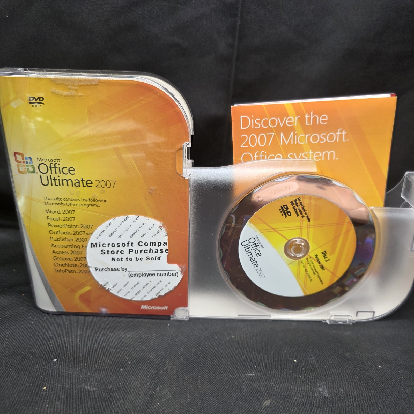 Microsoft Office Ultimate 2007 DVD Full Version Word Excel Powerpoint