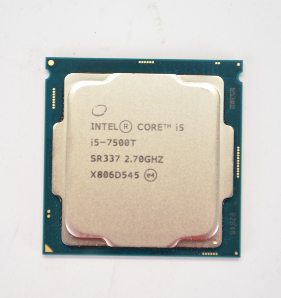 Intel CPU Core i5-7500T Processor 2.70 GHz, 4 Cores, LGA 1151 - SR337