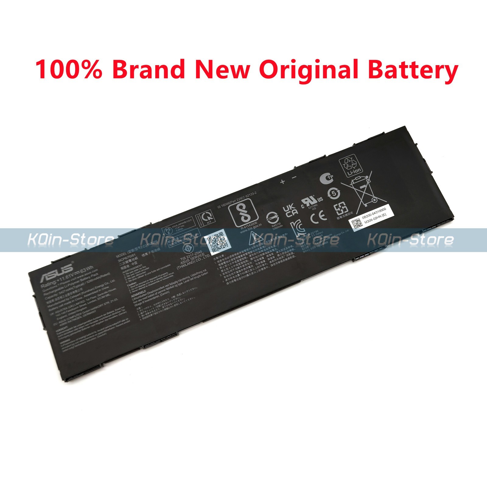 Genuine C31N2205 Battery for Asus Chromebook CX34 CX3401FBA CM3401FFA B3404CV