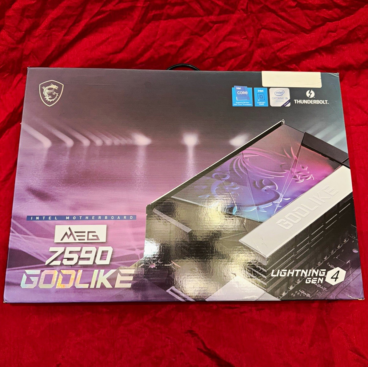 MSI MEG Z590 GODLIKE EATX Intel LGA1200 DDR4 Dual LAN USB-C Motherboard