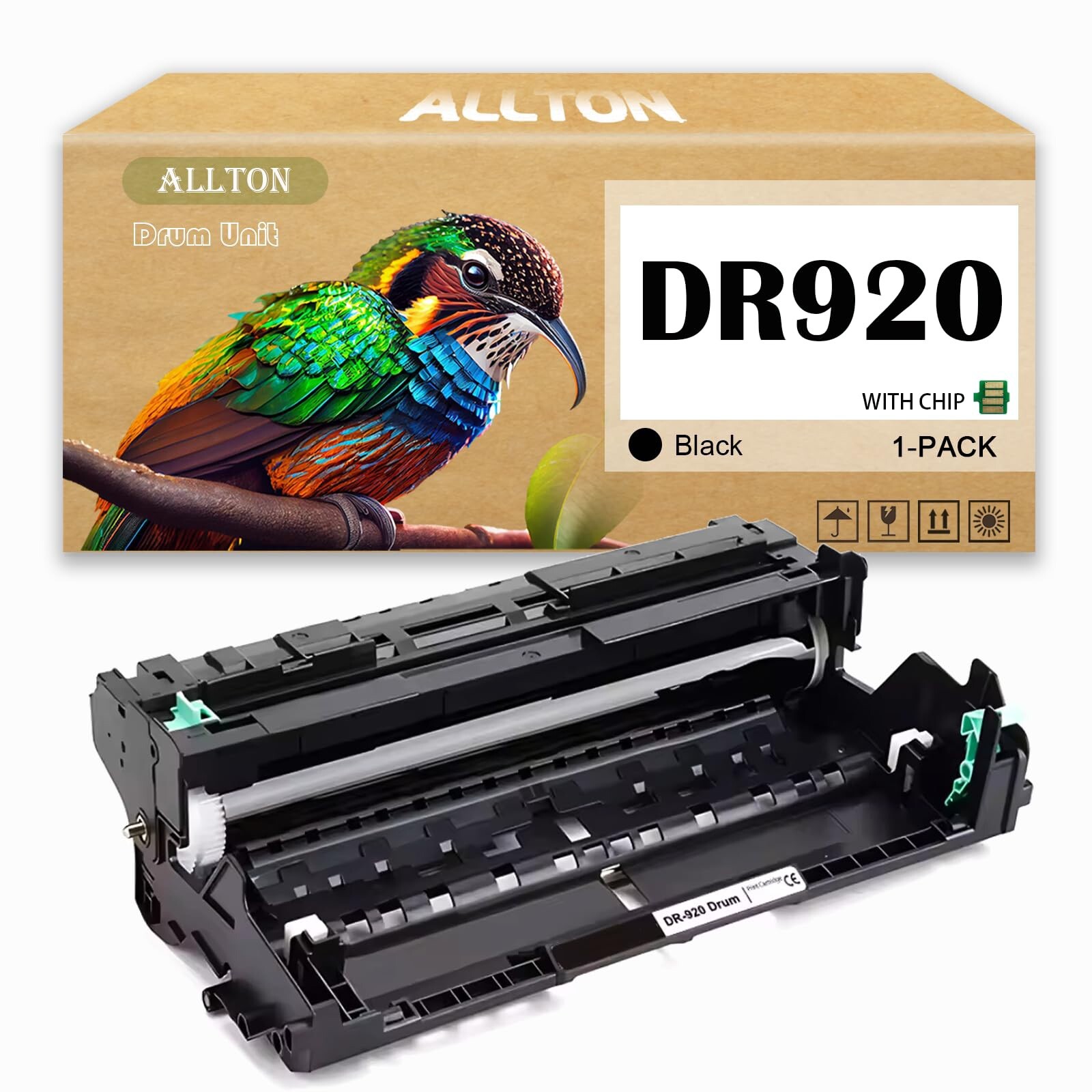 Allton DR920 Drum Unit for Brother Printers With Chip High Yield Clean Print 
