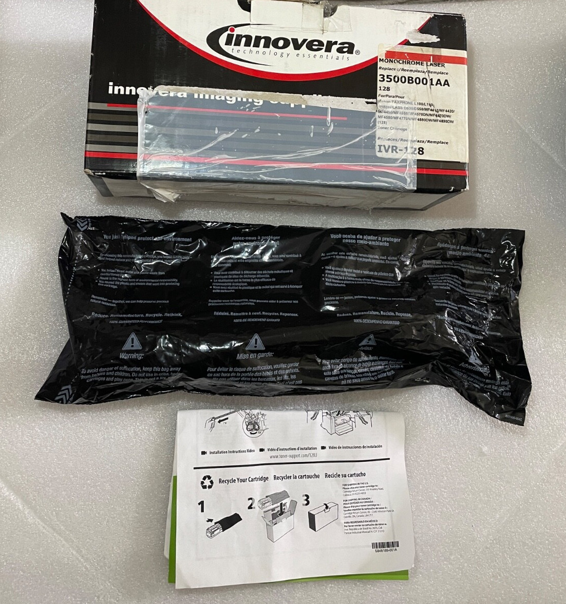 Innovera 128 Black Toner Replacement for 3500B001AA