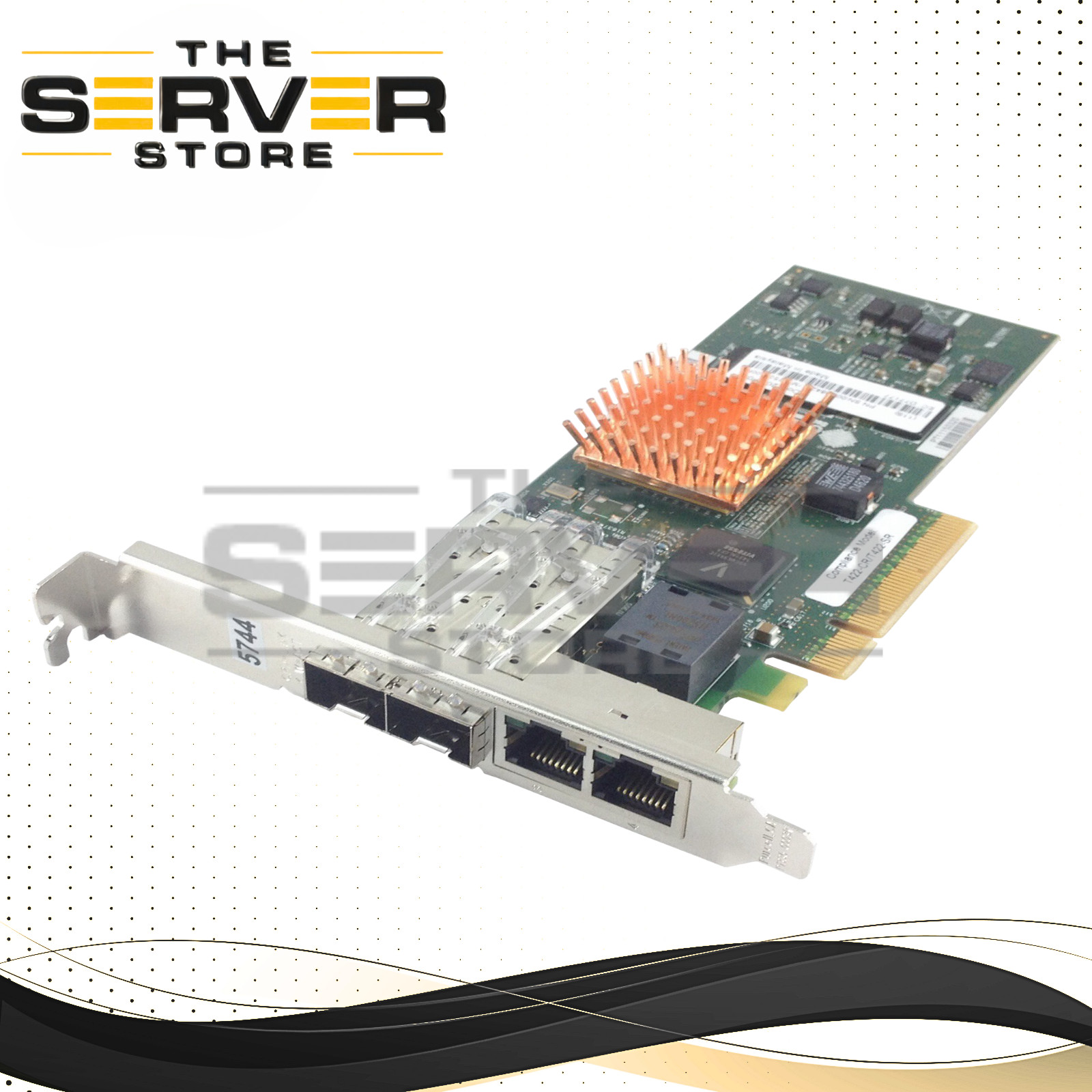 IBM Chelsio Quad Port 2x 1GbE 2x 10G SFP+ Linux Network Card T422-CR
