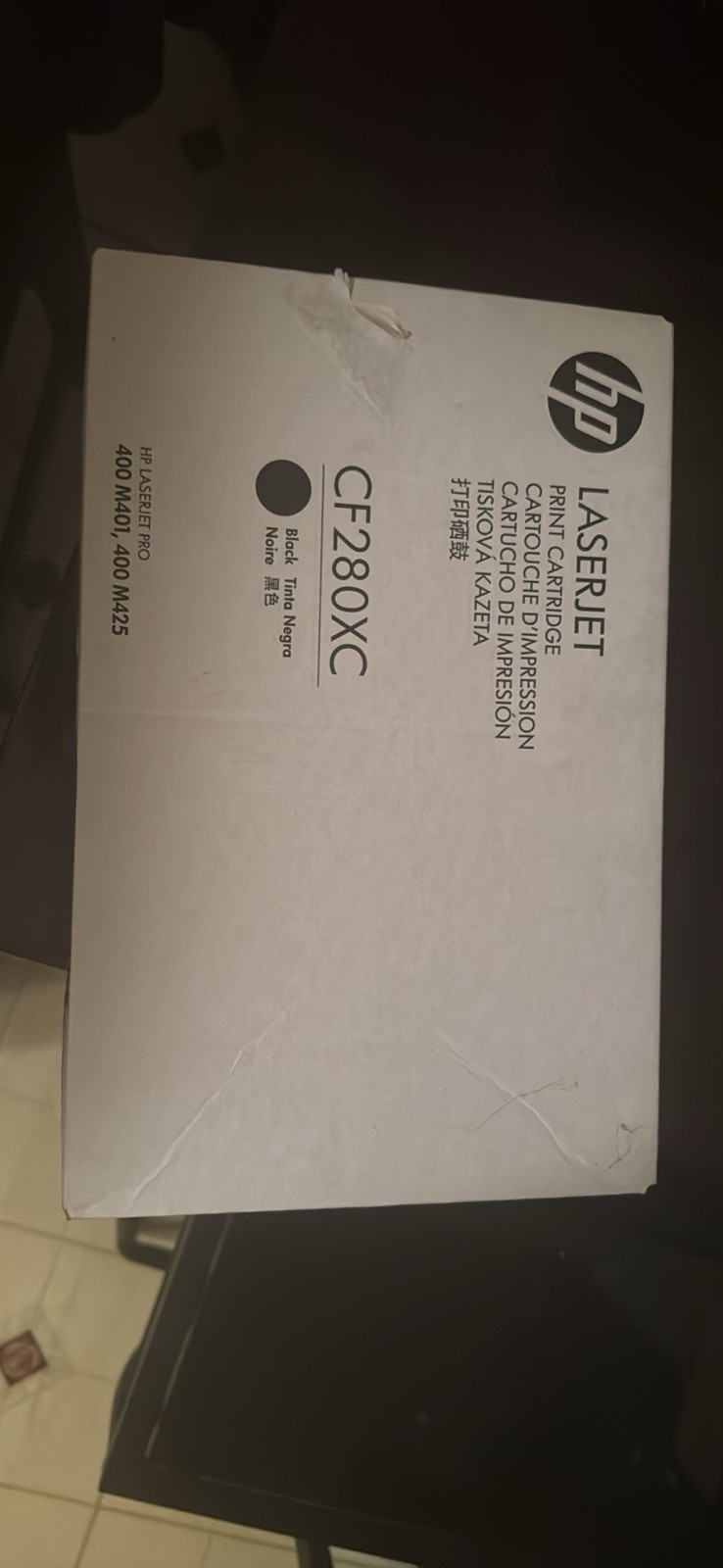 GENUINE HP 80X CF280XC LaserJet Black Toner Cartridge M400 M425 OEM