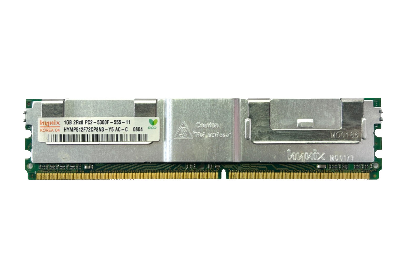 Hynix 1GB 2Rx8 PC2-5300F-555-11 (HYMP512F72CP8N3-Y5 AC-C) | Server Memory Module