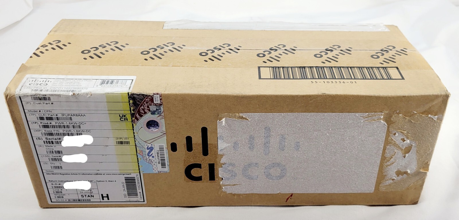 Cisco PWR-1.6KW-DC Power Supply Overnight Shipping Available