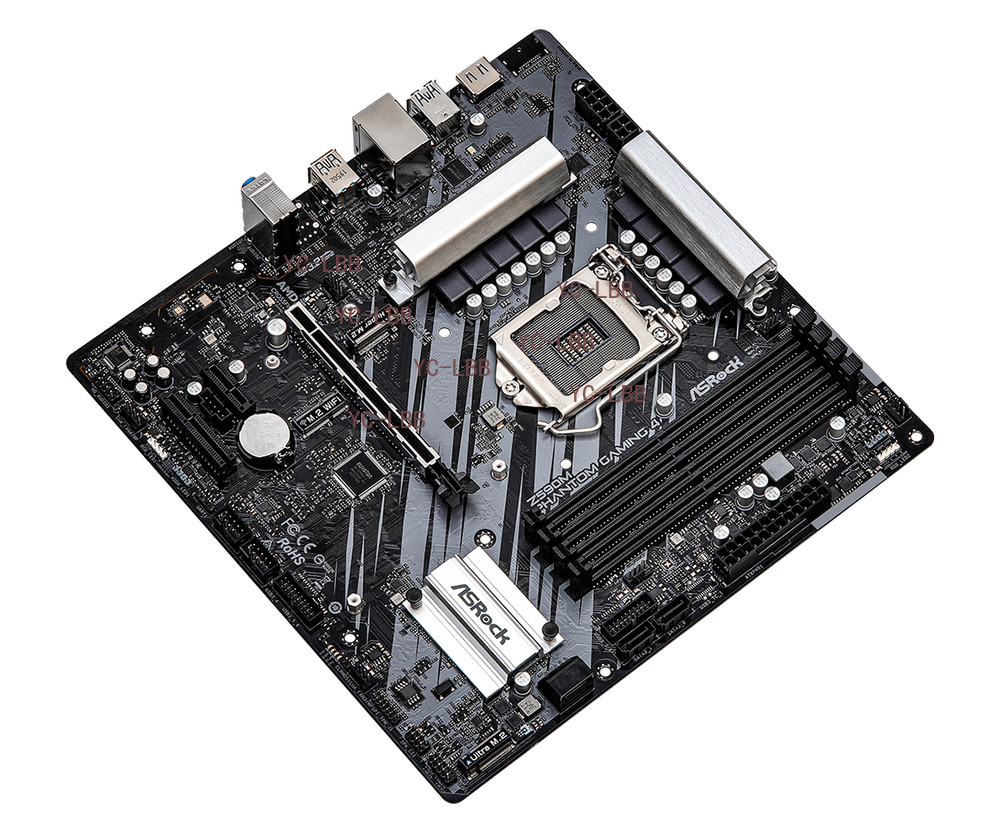 ASRock Z590M Phantom Gaming 4 LGA 1200 Intel Z590 Micro ATX Intel Motherboard