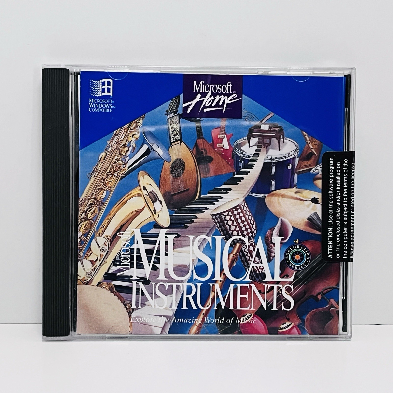 3 Microsoft Educational Musical Instruments Ancient Lands Dangerous Creatures Cd