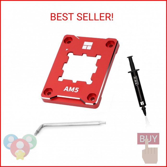 Thermalright ASF-RED AM5 CPU Holder, Corrective Anti-Bending Fixing Frame, AM5 F
