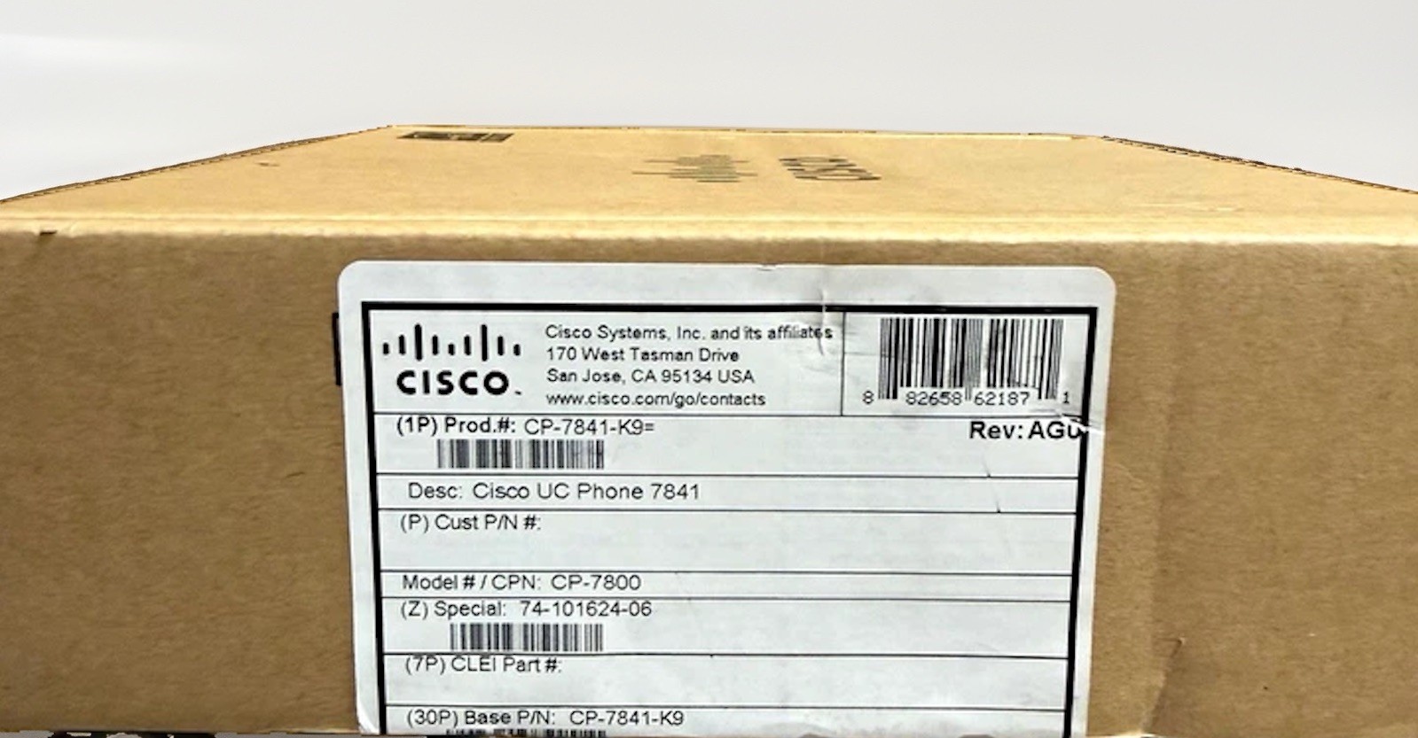 Cisco UC Phone 7841 CP-7841-K9= – 4-Line VoIP PoE Speakerphone, Black