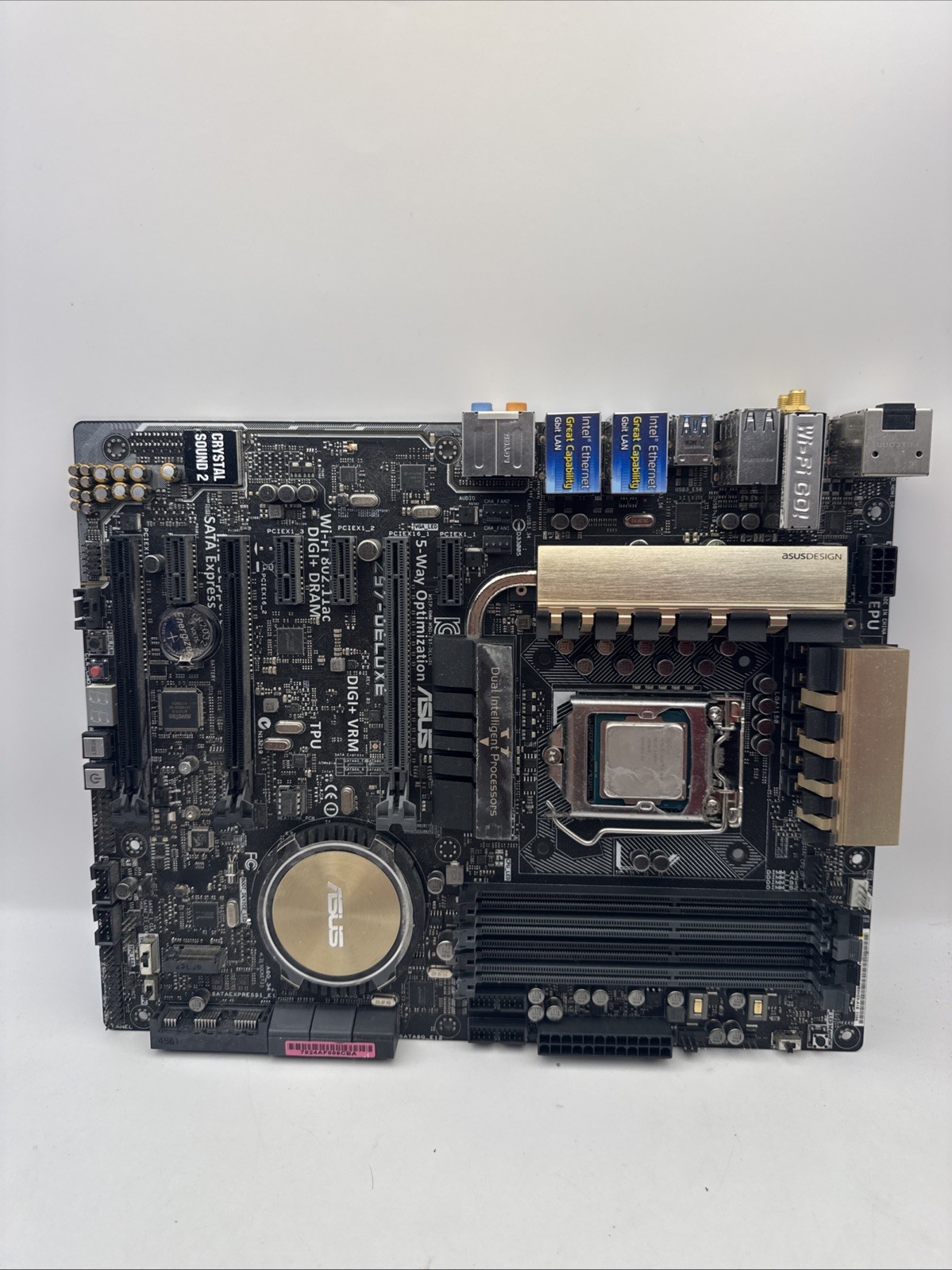 ASUS Z97-DELUXE LGA1150 Motherboard with Intel Core i7-4790 CPU