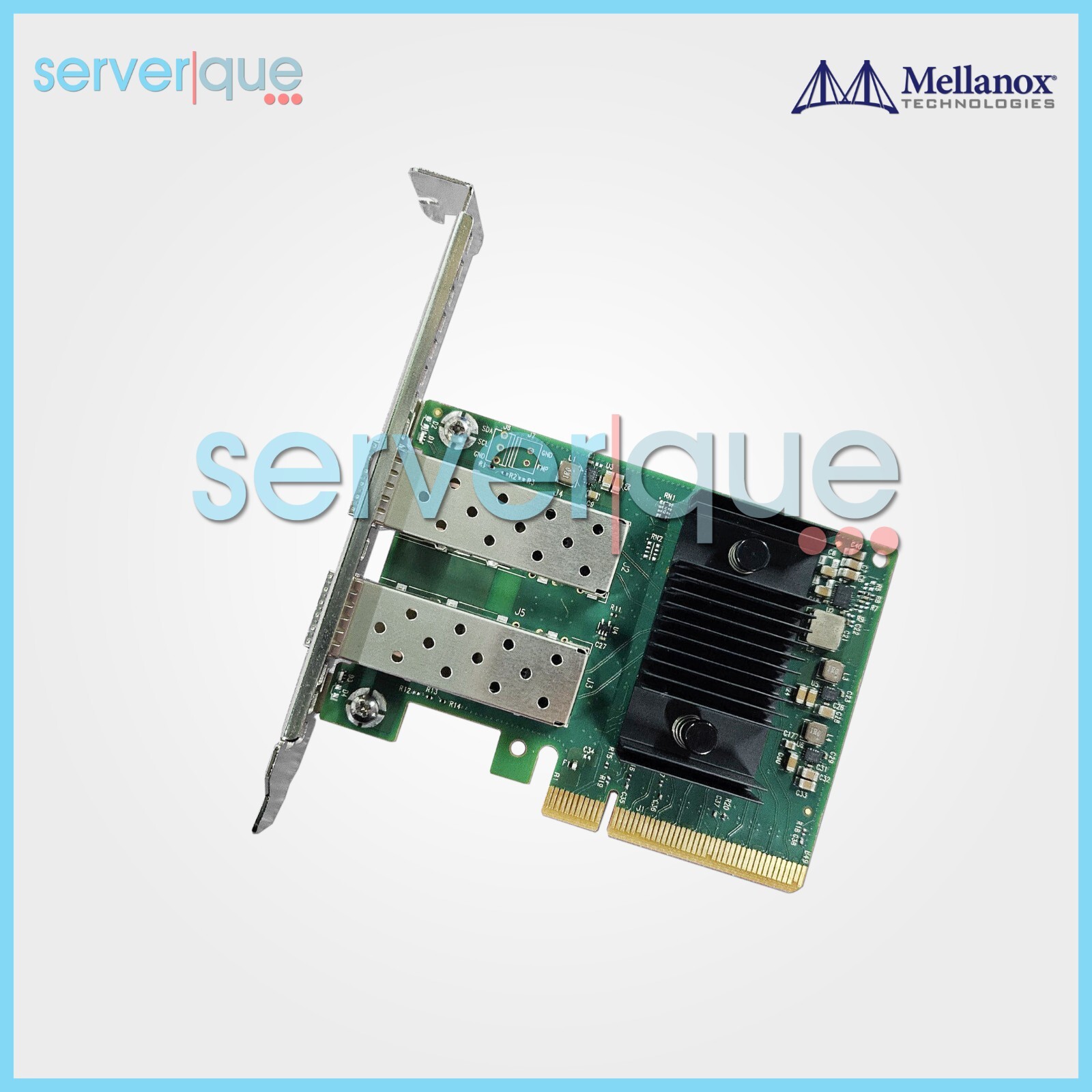HPE P42044-B21 Mellanox MCX631102AS-ADAT 10/25GbE Dual Port SFP28 Eth Adapter