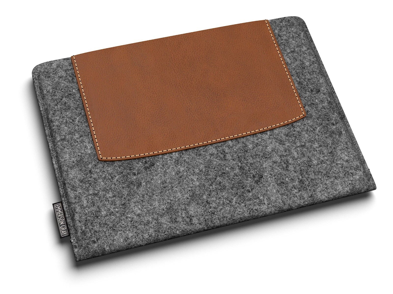 Felt sleeve for Onyx Boox NOTE AIR (all models) with leather, PERFECT FIT