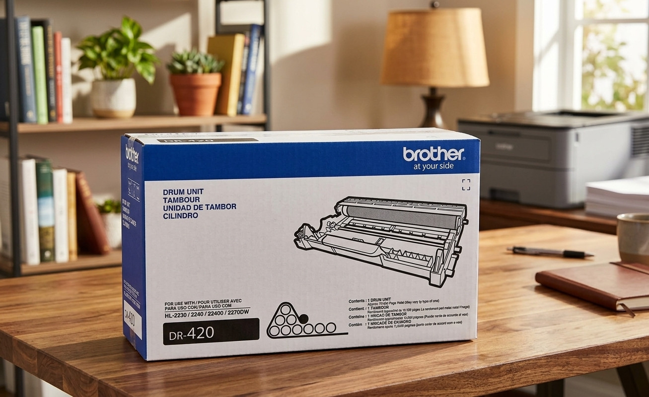 Genuine Brother DR-420 DR420 Drum Unit OEM New Sealed HL-2270DW MFC-7360N