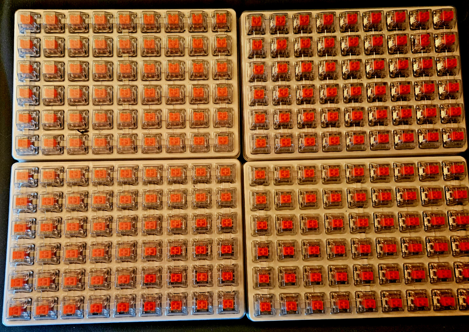 Outemu Red Mechanical Keyboard Switches (216 pcs)