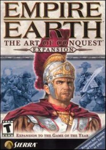 Empire Earth The Art of Conquest PC CD rise of Roman Empire strategy game add-on