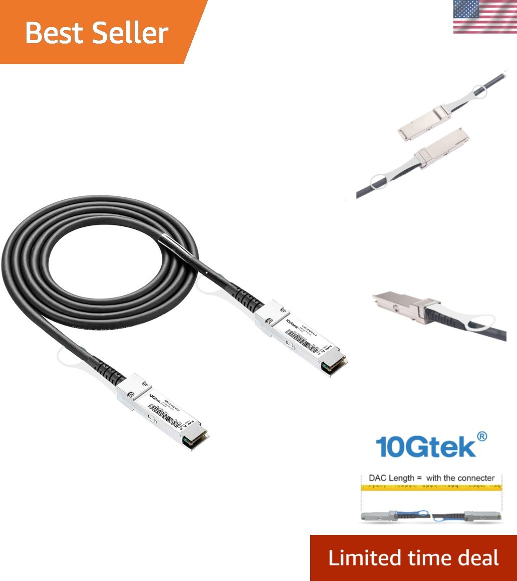 Passive 40G QSFP+ Twinax Cable for Cisco - 1m Ultra-Low Latency Solution