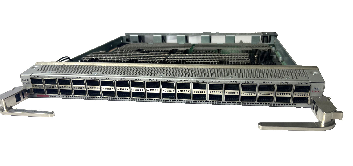 Cisco N9K-X9736C-FX Nexus Expansion Module 100 Gigabit Tested Good