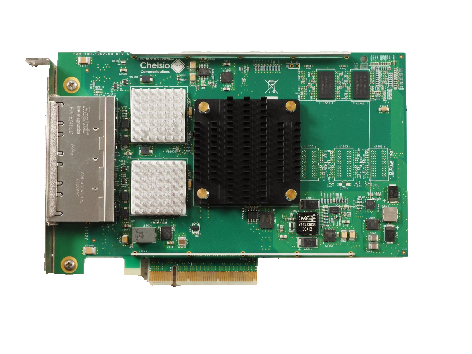 Dell MGCF8 Chelsio QT T540-BT 4-Port 10GB-T PCI-e Ethernet Adapter