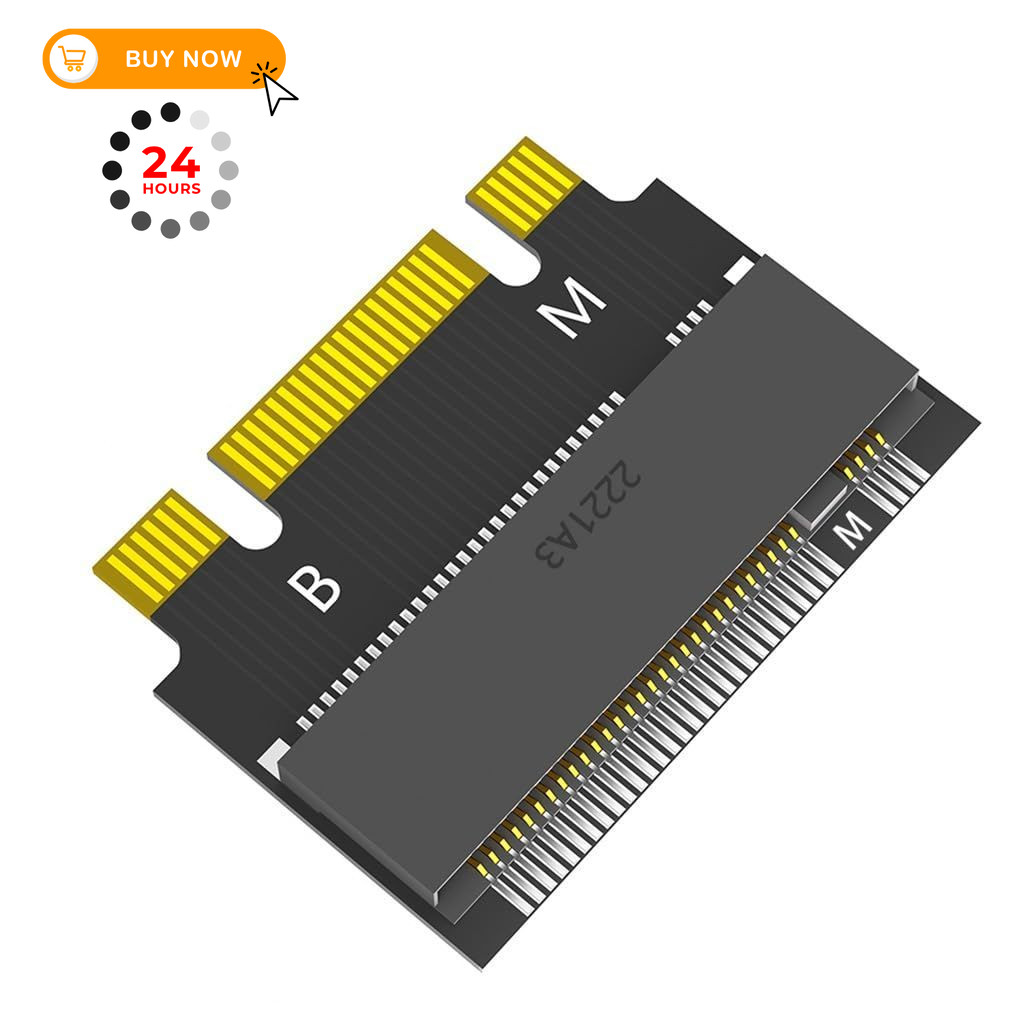 JMT M.2 NVME M-Key B+M 2230 to 2242 SATA-Bus SSD 2230 2242, Black