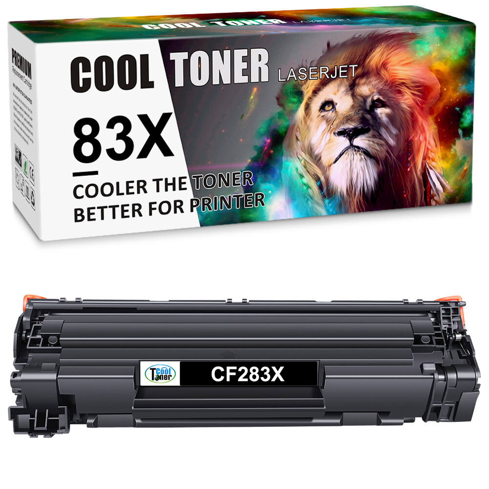 1-4PK Black CF283X Toner For HP 83X Toner LaserJet Pro M201dw M202n MFP M225rdn