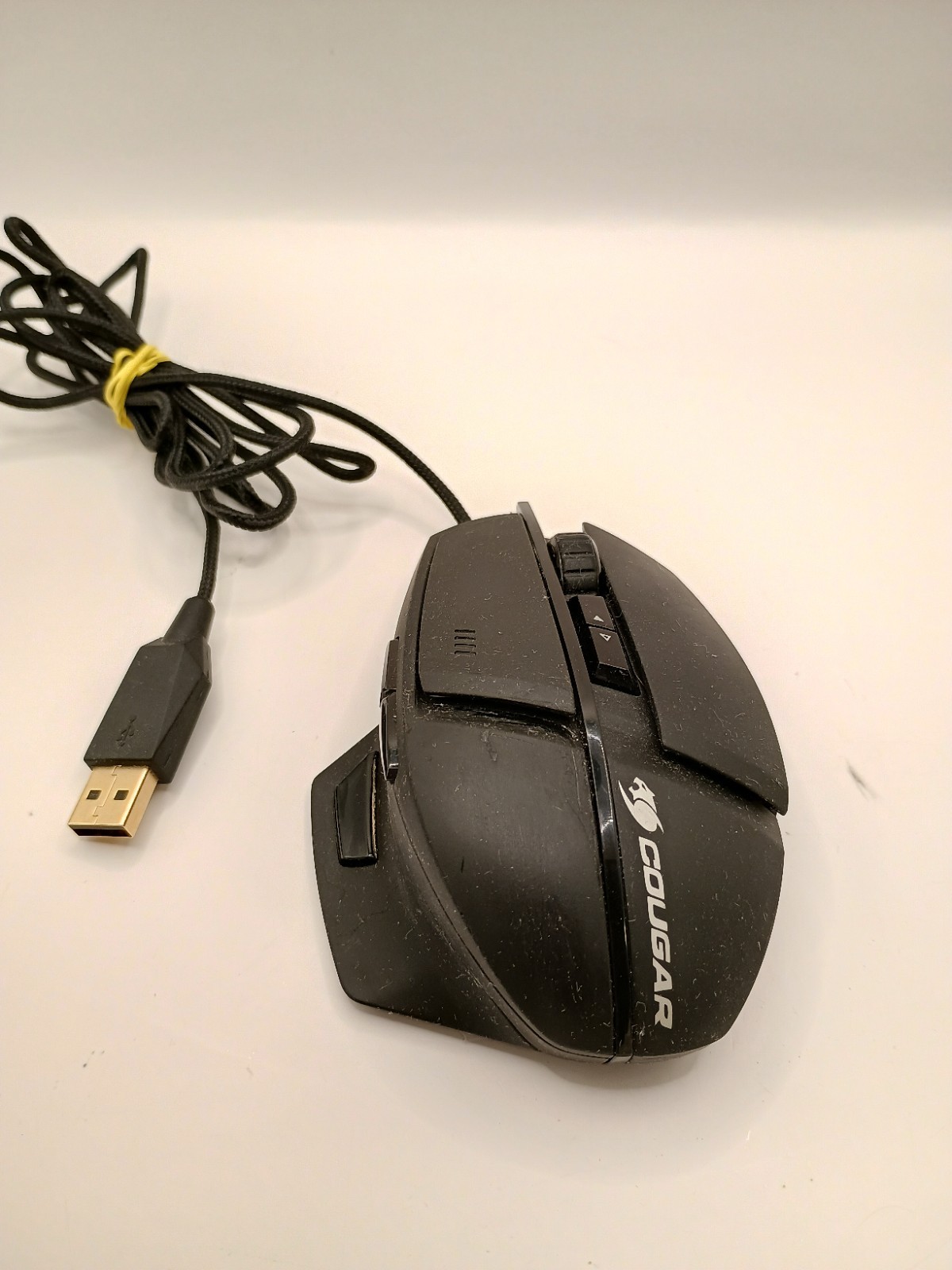 COUGAR 600M Wired USB Gaming Mouse Adjustable Tested Working READ