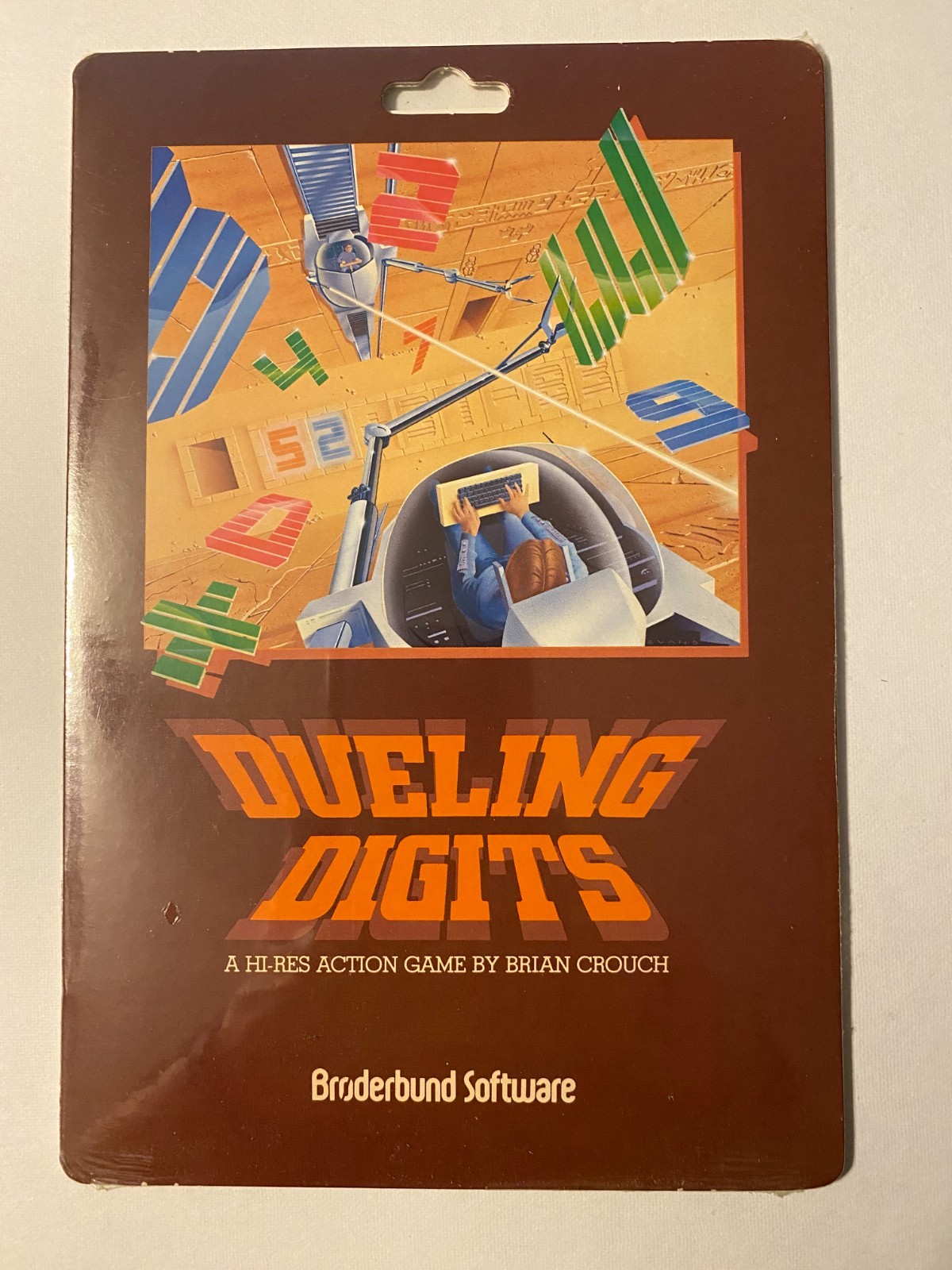 DUELING DIGITS 1982 Broderbund Software For Apple Computers