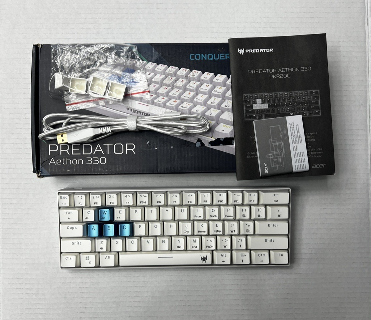 Acer Predator Aethon 330 Bluetooth and Wired Gaming Keyboard With Tactile Keys