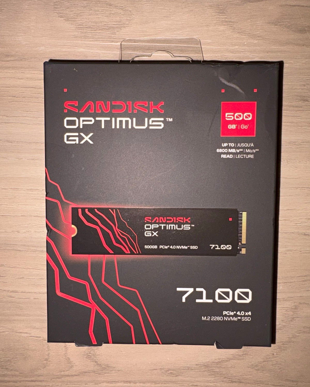 SanDisk Optimus GX 7100 500GB M.2 2280 NVMe PCIe 4.0 x4 SSD 6800MB/s BRAND NEW