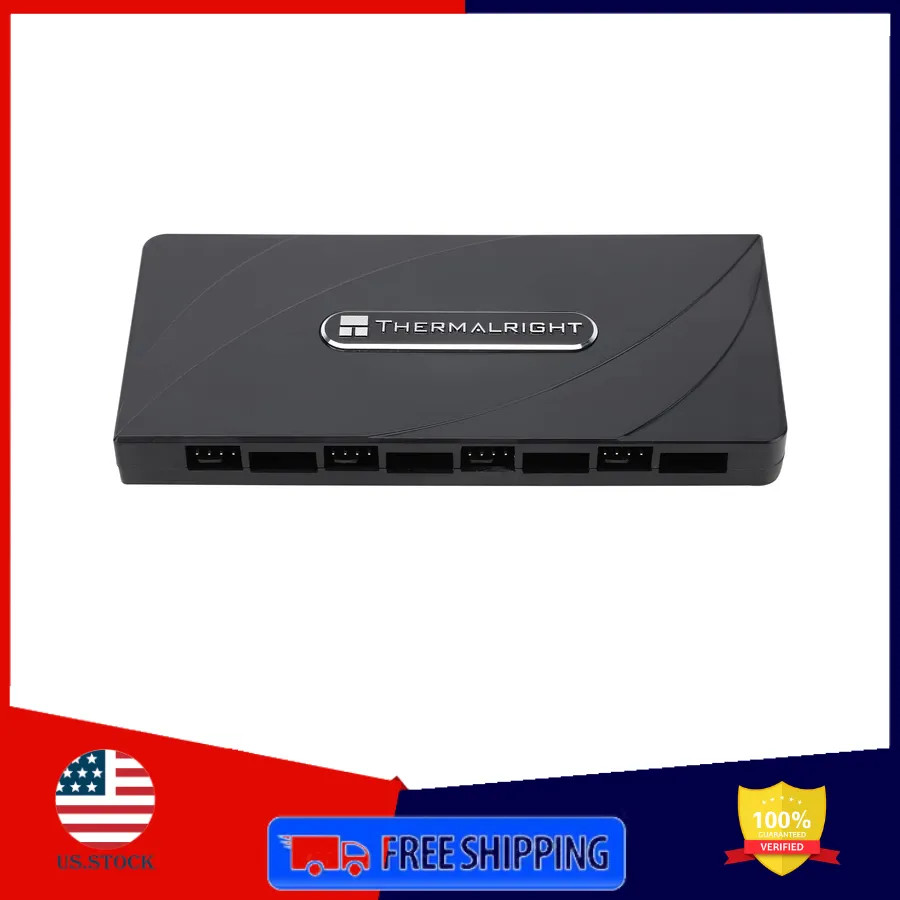Thermalright 8 Port ARGB and PWM Fan Hub Controller SATA Power