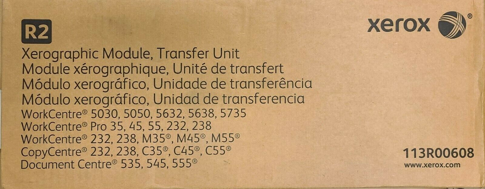 New Genuine Factory Sealed Xerox R2 Xerographic Module Transfer Unit 113R00608