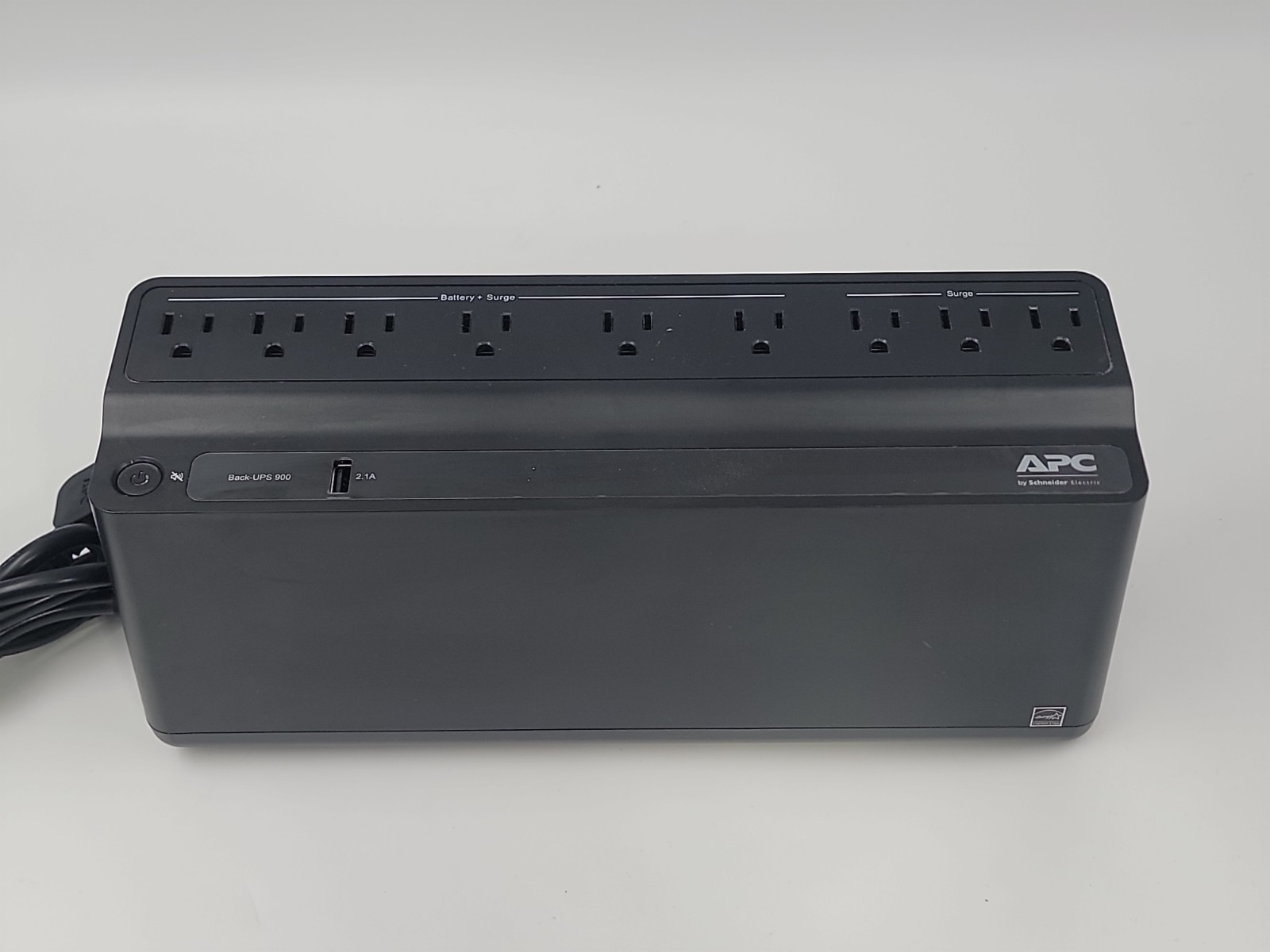 APC Back-UPS BVN900M1 900VA 480W 9-Outlet UPS Battery Backup USB Tested