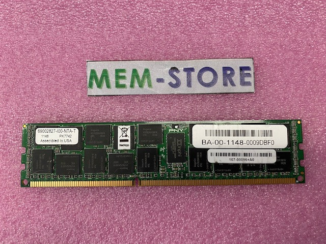 NetApp X3205-R6 8GB Memory DIMM 107-00096+A0 107-00102-A1 69002827-I00-NTA-T