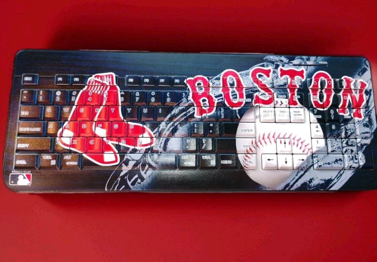 Boston Red Sox Wireless Keyboard - Tested/Works
