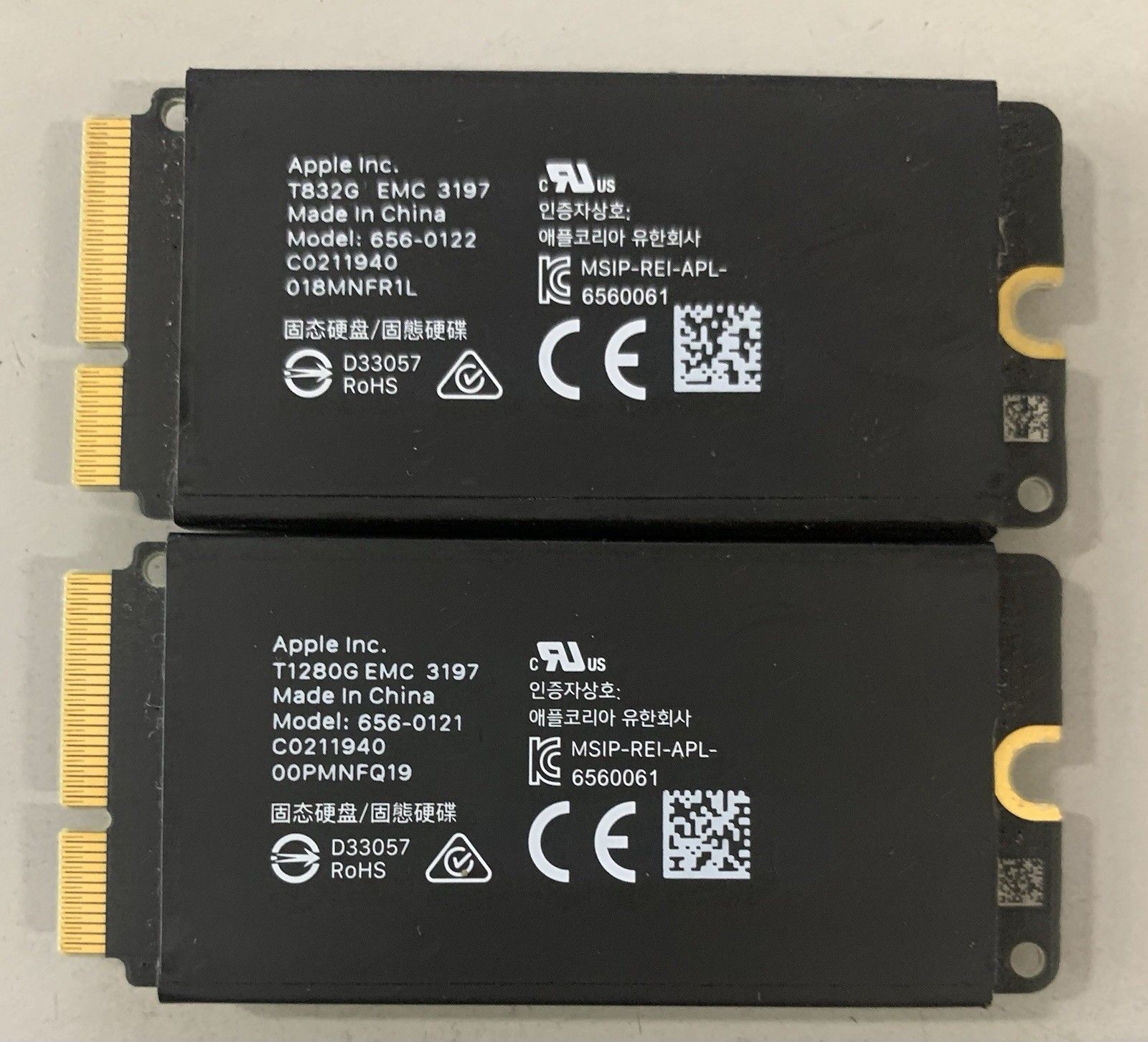 Apple Mac Pro 2019 1TB OEM SSD Kit-768GB +384GB - 656-0119/ 656-0120