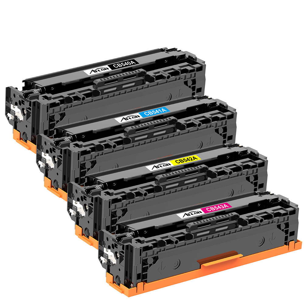 4x CB540A Toner Cartridge For HP 125A Laserjet CP1215 CP1518NI CM1312 CP1525nw