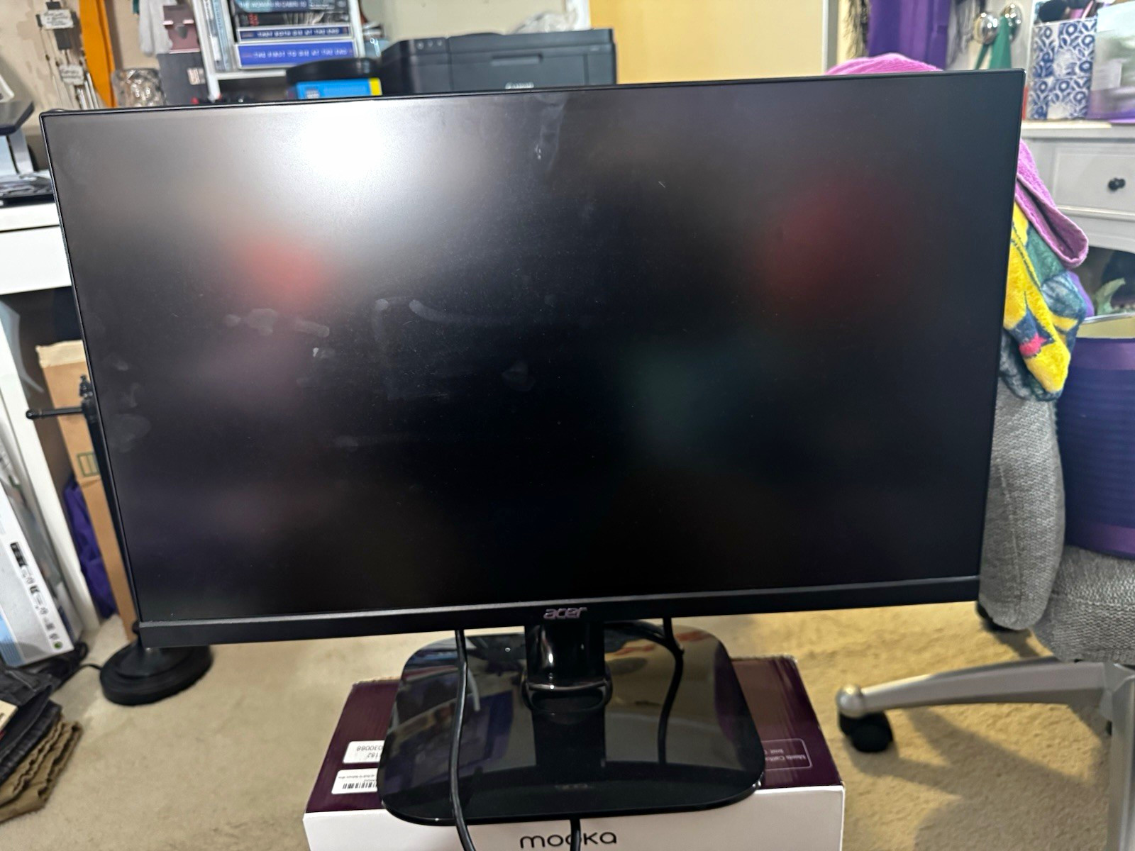 Acer KA242Y Abi 24" FHD 75Hz 1ms LCD Monitor HDMI VGA Wall Mount Black
