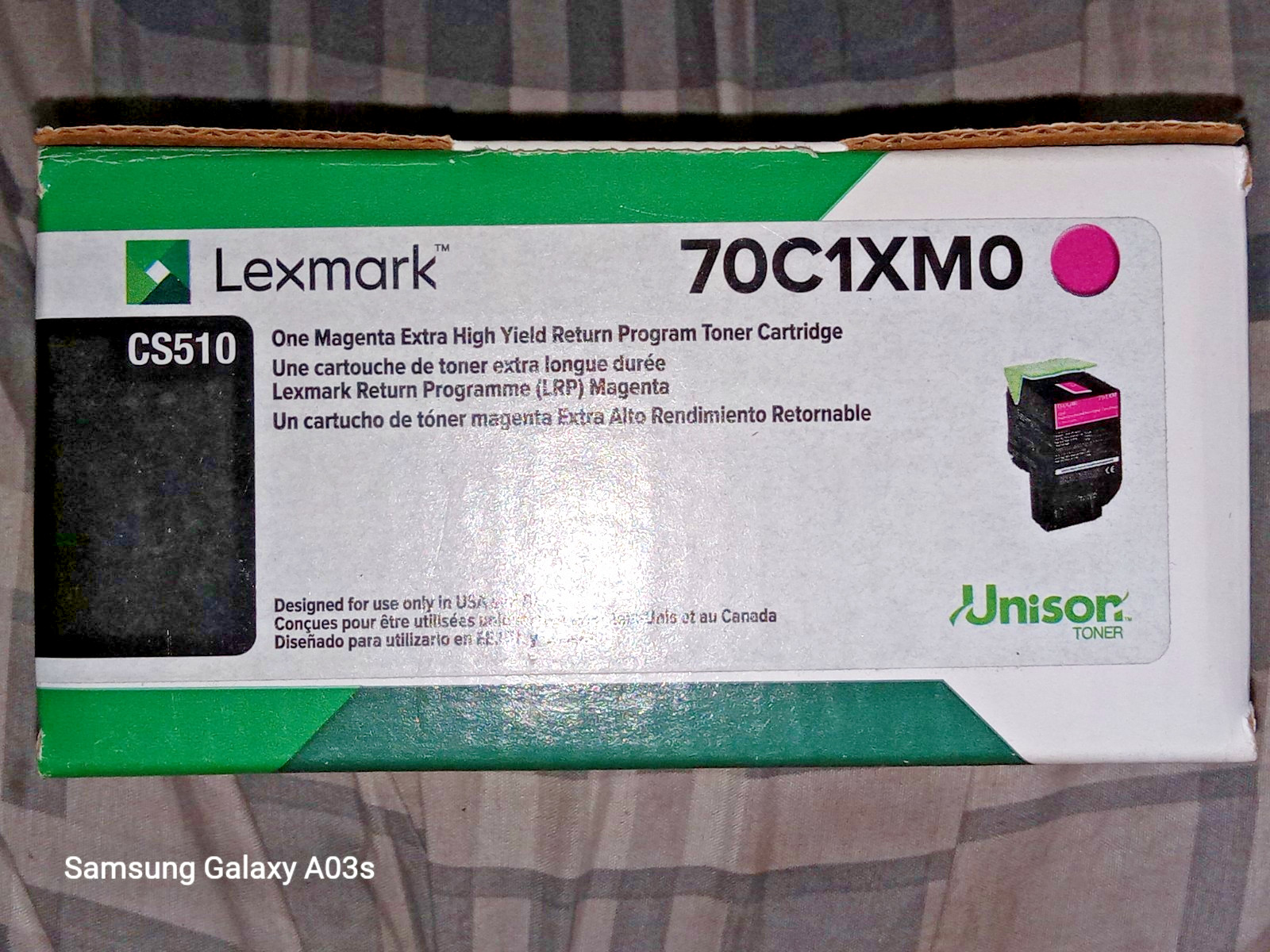 Lexmark 78C1UM0 Magenta Ultra High-Yield Laser Toner Cartridge