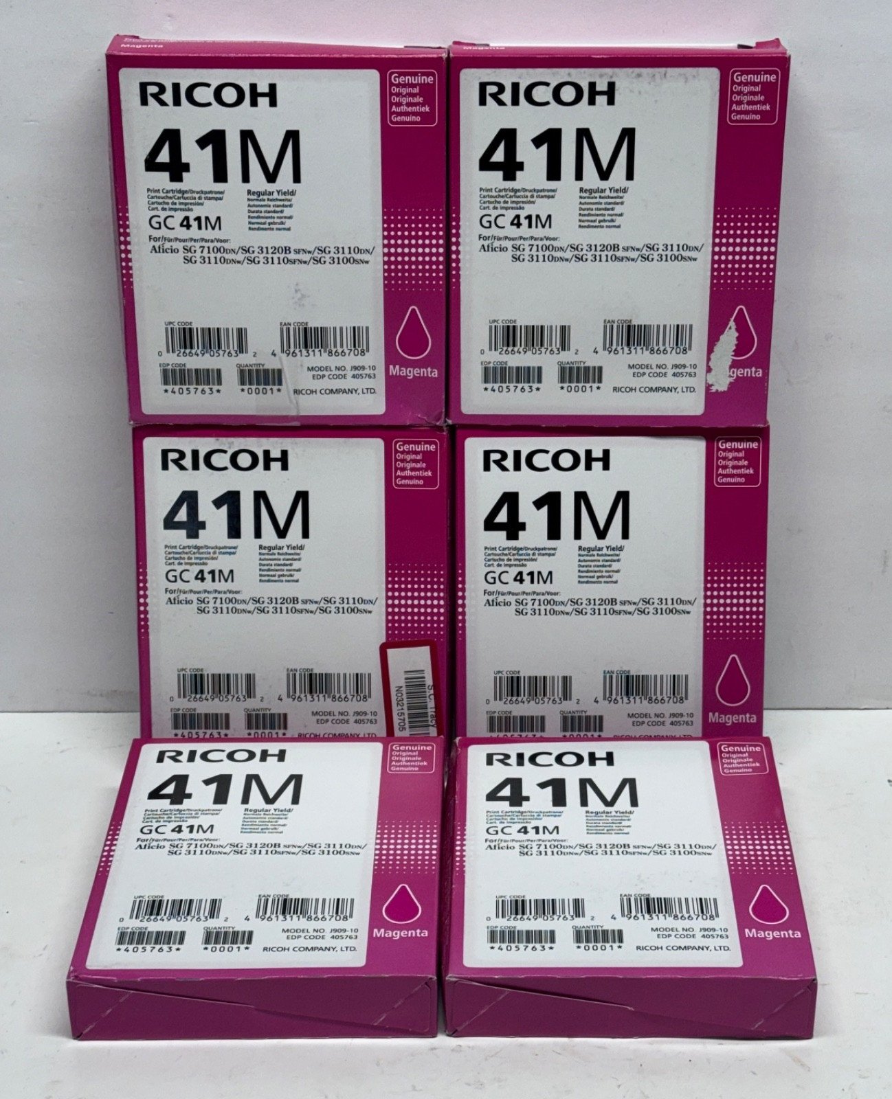 6 Ricoh GC-41M Magenta