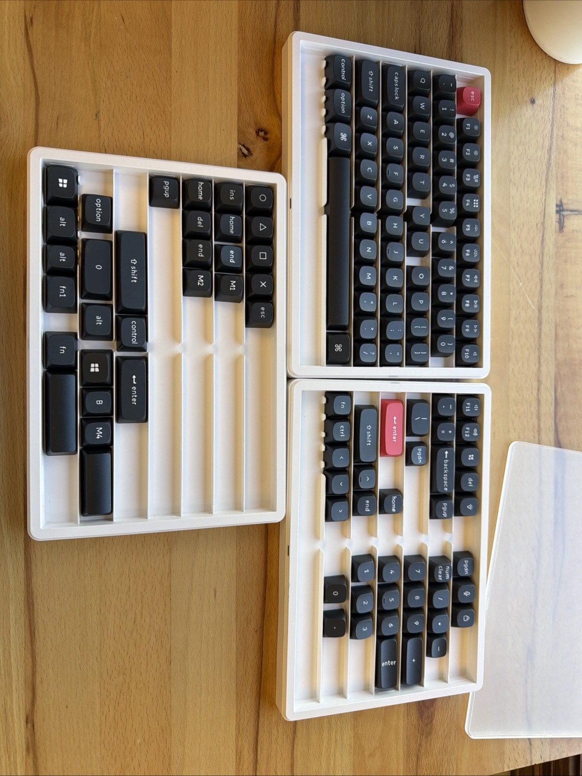 Keychron OSA Profile Double-Shot PBT Keycap Full Keycap Set (132 Keys) - White o