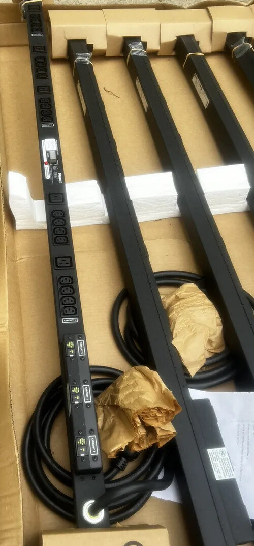 NEW Panduit QZ1B1N3BN30P1-V 30-Outlets Power Strip. PVIQ NETWORKED POU