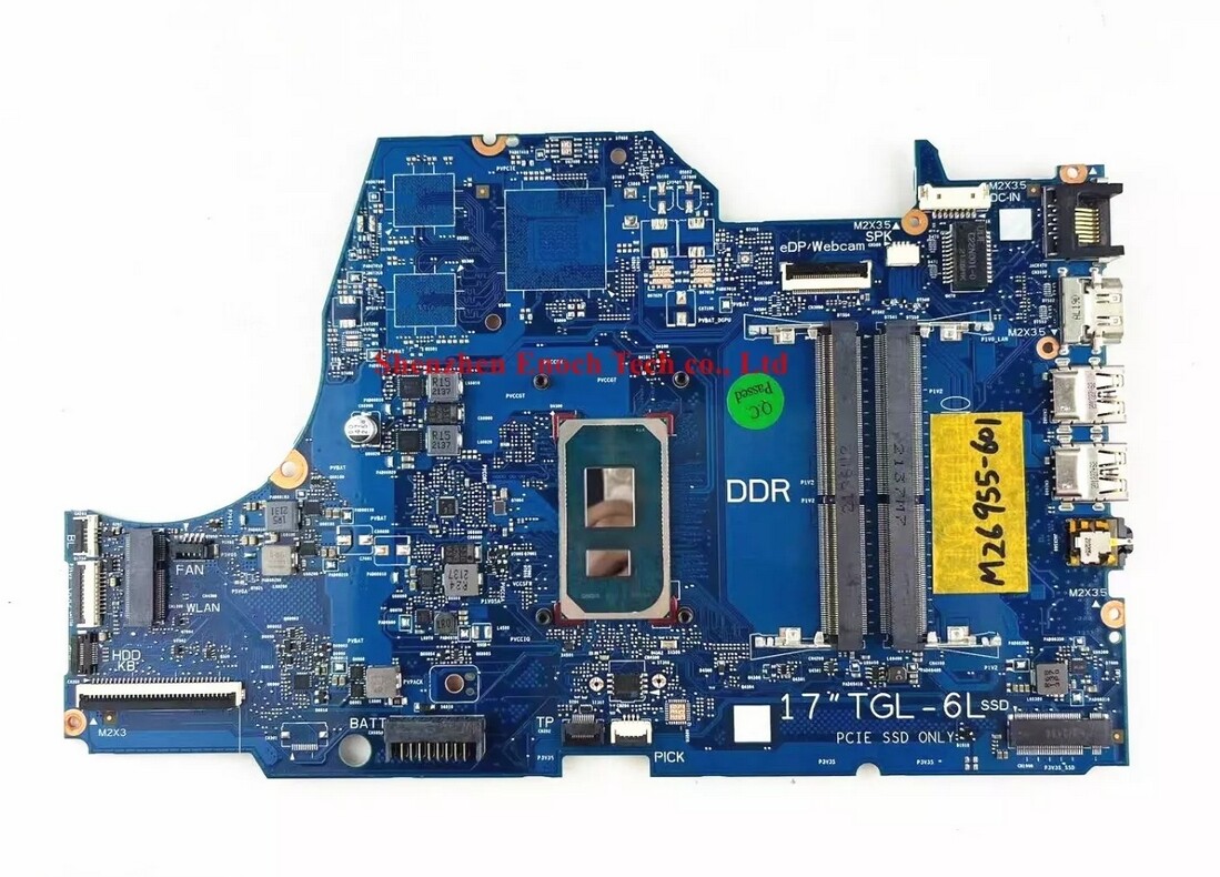 For HP 17-BY Laptop Motherboard I3-1115G4 M26955-001 M26955-601 6050A3216501