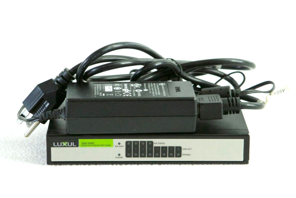 Luxul XMS-1084P 8-Port Fast Ethernet PoE Switch L310