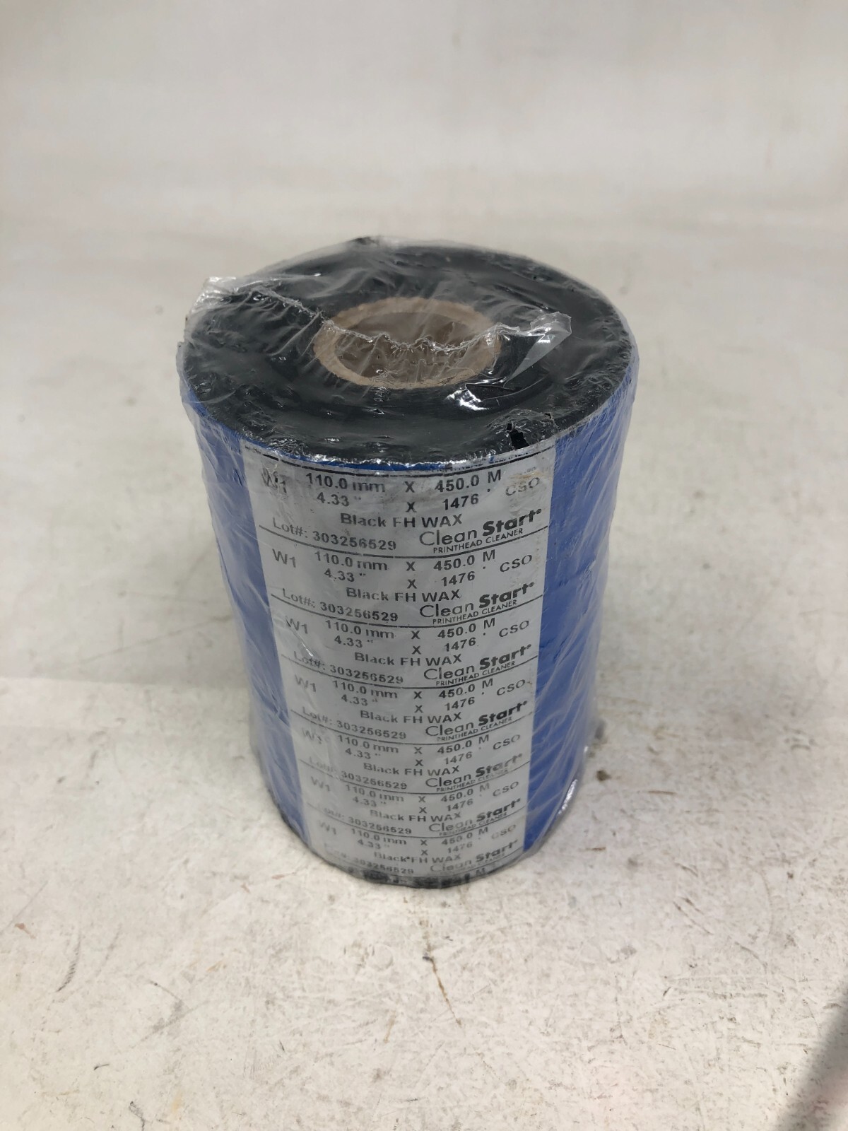 Resin Enhanced Wax Print Ribbon for Zebra Printer 110mm x 450M 4.3" x 1476" Roll