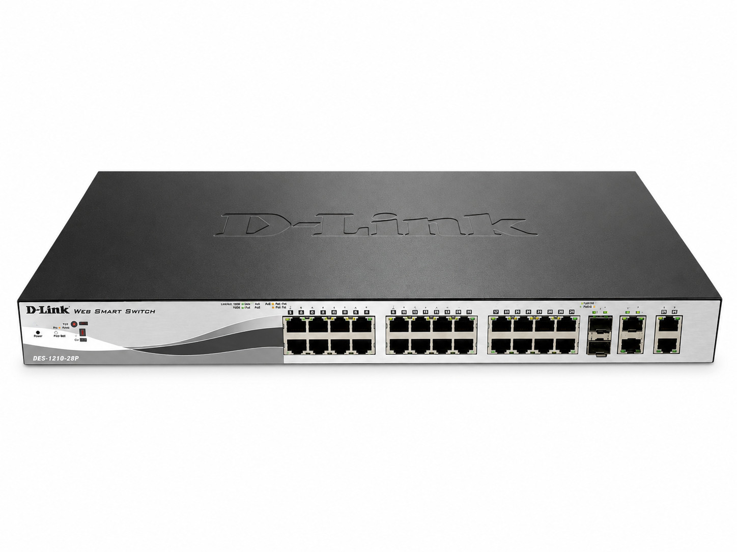 D-Link DES-1210-28P - 24-port Fast Ethernet PoE/PoE+ Smart Switch