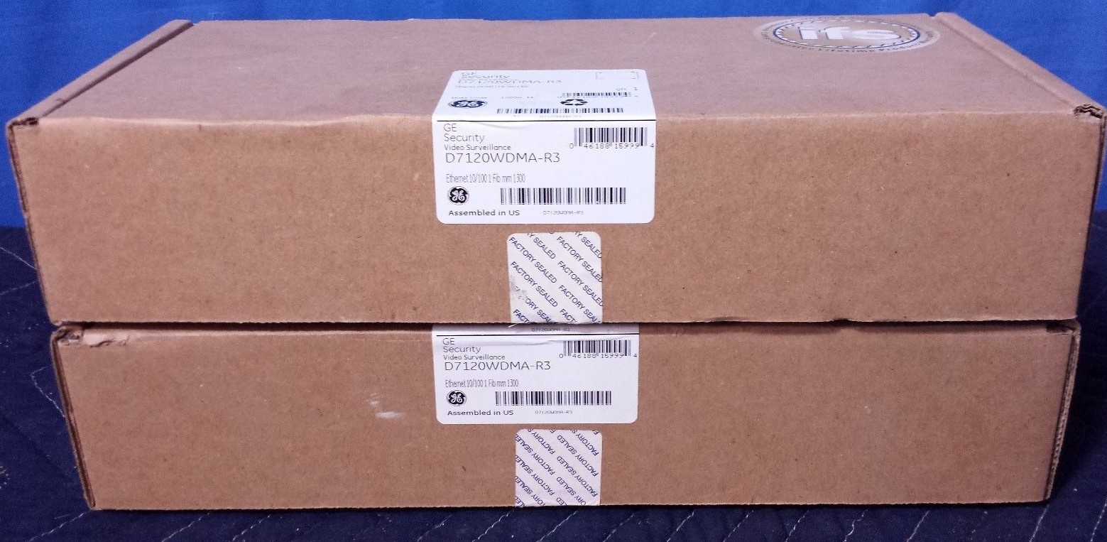 GE Security IFS D7120WDMA-R3 Rack Mount Fiber to Ethernet Transceiver