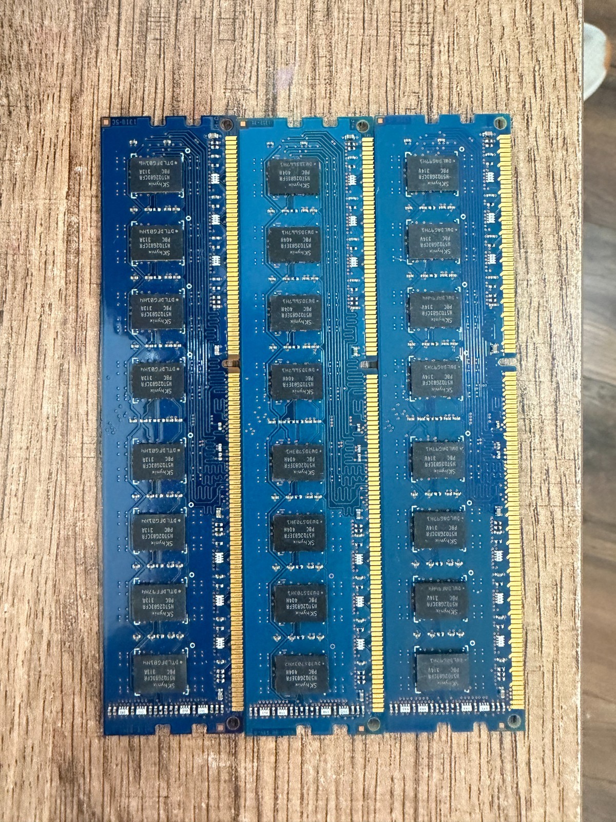 Lot of 3 SK hynix 12GB (3x4GB) PC3-12800U DDR3-1600MHz 2Rx8 Desktop RAM Memory