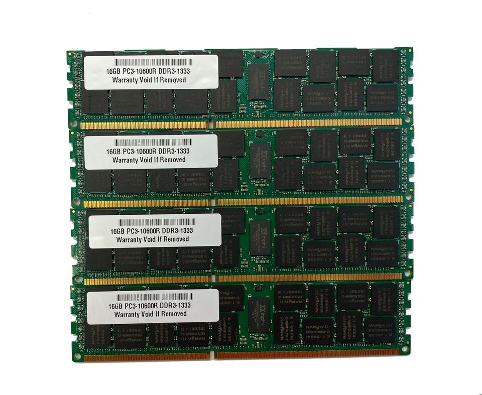 64GB 4X16GB Memory for Huawei Tecal RH1288 V2 RH2285 V2 ECC RDIMM RAM