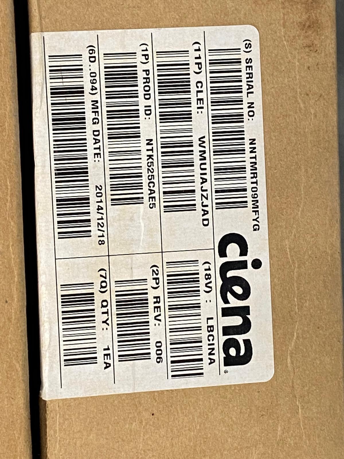 CIENA NTK525CAE5 4X10G WMUIAJZJAD  BRAND NEW